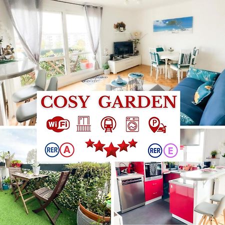 - Le Cosy Garden - Proche Rer A Et E - Paris Disney - Parking Et Wifi Gratuit ! Family Special Offer Champigny-sur-Marne Eksteriør bilde